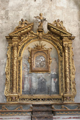Altar of Holy Three Kings in the church of Saint Mark in Korcula, Korcula island, Croatia