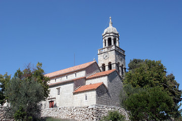 Fototapeta na wymiar Saint Martin Church in Zrnovo, Croatia