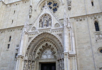Fototapeta na wymiar Zagreb cathedral 