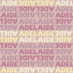 Adelaide, Australia seamless pattern