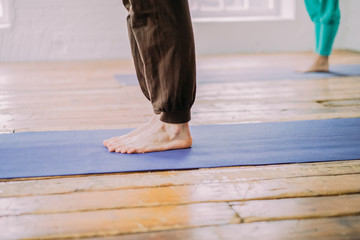 Man doing yoga