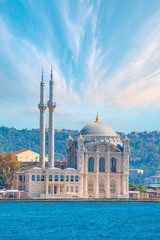 Ortakoy mosque and Bosphorus bridge - Istanbul, Turkey