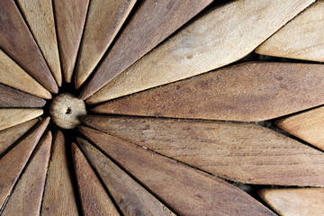 Background of old wooden plates