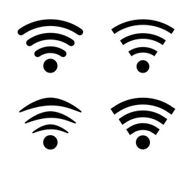 wi-fi zestaw ikon © robert6666