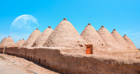Harran beehive adobe houses - Urfa, Turkey