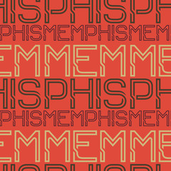 Memphis, USA seamless pattern