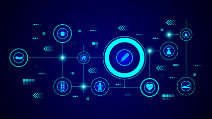 sign dangerously high temperature icon. From Warning signs set