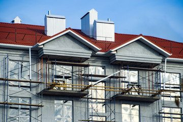 Construction of a multistorey residential building. Share constr