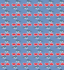 Mixed pattern original design and digital drawing. It can be used in web, wallpaper, ceramic and fabric designs.