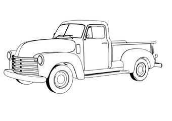 sketch pickup vector © Dzmitry