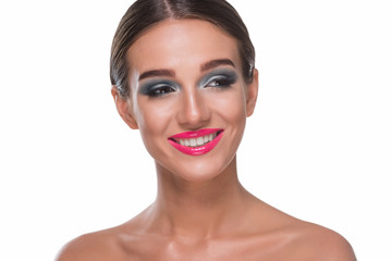 Obraz premium Attractive smile of young girl