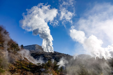 くじゅう連山　地熱発電所