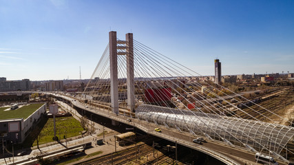 Fototapeta premium Panoramic view of Bucharest