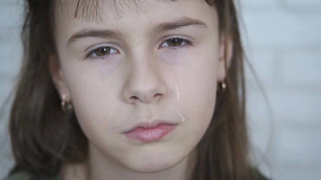 Tears of a child.