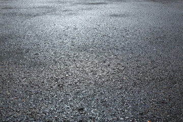 black asphalt road