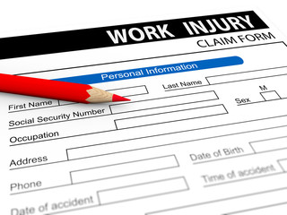3d pencil and work injury claim form