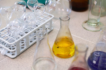 chemical laboratory concept