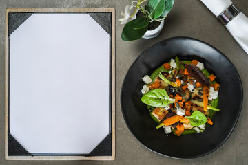 Beautiful and tasty gourmet food