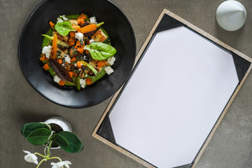 Beautiful and tasty gourmet food