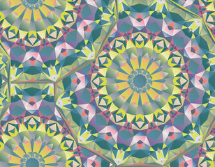 Colorful geometric patterns