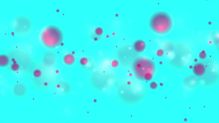 Bright holographic bokeh lights abstract background