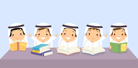 Stickman Kids Boys Classmates Books Illustration