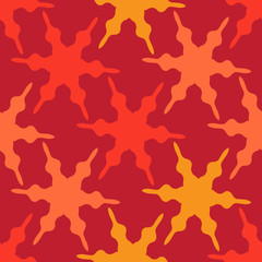 Bright seamless pattern with monochrome elements.