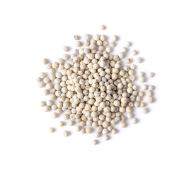 peppercorn on white background