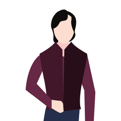 man avatar character