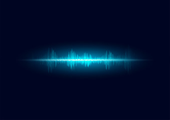 line soundwave abstract background
