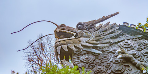 Dragon Sculpture, Yuyuan Garden, Shanghai, China
