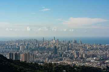 Obraz premium Panorama of Beirut, Lebanon