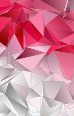 Abstract Low-Poly triangular modern background