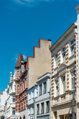 LUBECK, GERMANY - July 25, 2018: Street view of downtown in Lubeck, Germany