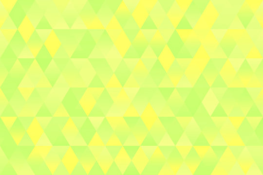 Light Yellow Green Triangle Pattern Seamless Geometric Pastel Spring Rhomb Background