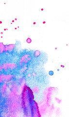 abstract hand painted watercolor background