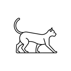 Cat, vector icon