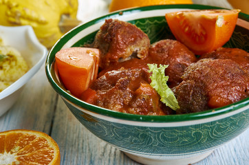 Moroccan Kefta Tagine