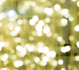 Obraz premium The blurry light design background of bokeh light