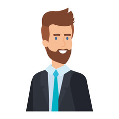 young businessman avatar character
