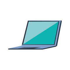 laptop computer isolated icon