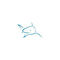 logo shark abstract