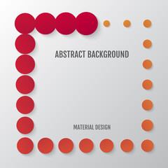 Bright abstract background with circles.