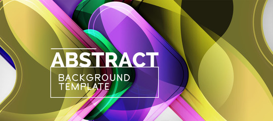 Light effects glossy arrows background