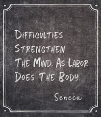 strengthen the mind Seneca quote