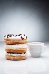 coffee and donut for breakfast