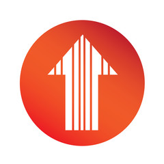 simple arrow sign icon