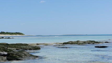 Resort white sand beach