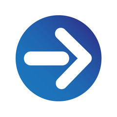 simple arrow sign icon