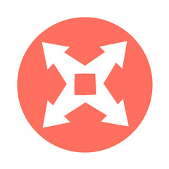 simple arrow sign icon